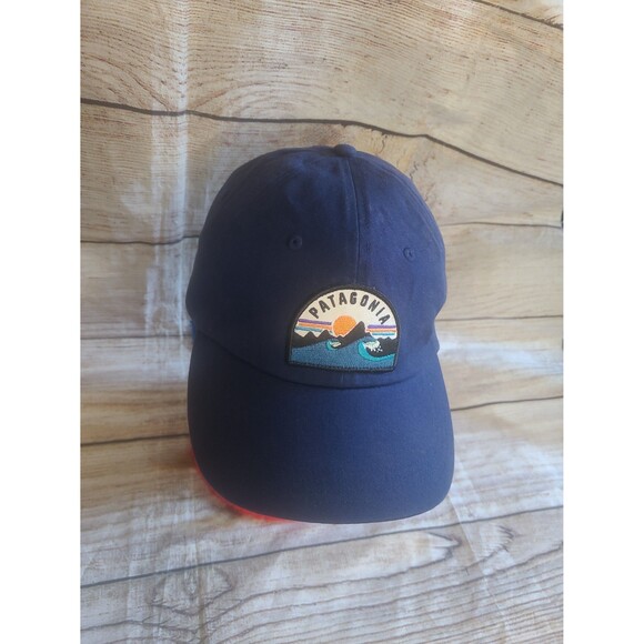 Patagonia Boardie Badge wave Surf cap adjustable strapback hat - Picture 6 of 8